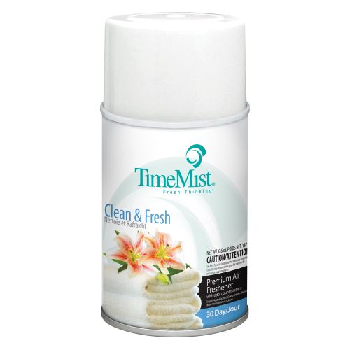 TimeMist Metered Air Freshener Clean & Fresh 12 oz Aerosol Pack 12 / cs
