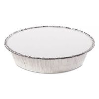 HFA 7" Round Foil Pan With Lam Board Lid Combo Pack Pack 200 / 200