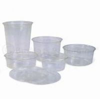SWH 8oz Clear Deli Container With Lid Hvy Pack 240