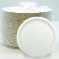Aspen Select Smooth Coated Paper Plate 8.75" 15 PT White Pack 4 / 125 cs