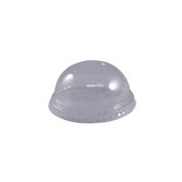 Empress Dome Lid With No Hole Fits 10oz PET Cups Pack 20 / 100 cs
