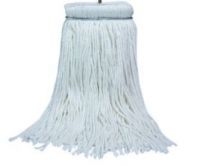 ABCO Rayon Screw Type Mop Head 24 oz 4 Ply Rayon With Layflat TE and Ring Pack 12 / cs