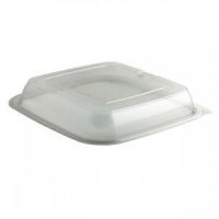 Anchor Packaging Clear 1-Compartment Vented Tall Lid Culinary Squares Pack 300