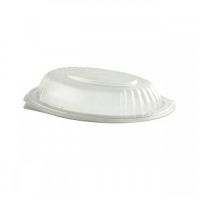 Anchor Packaging Clear Dome Lid for M912 / M916 MicroRaves Polypropylene Pack 250