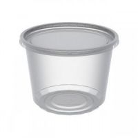 Anchor Packaging Clear 16oz Deli Cup and Clear Lid MicroLite Polypropylene Pack 250 / 250
