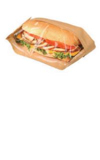 Bagcraft Dubl View Sandwich Bag Natural 3 1/2 x 2 1/4 x 10 3/4 Pack 500