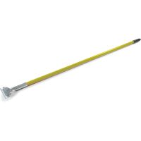 Carlisle 60in Clip-on Dust Mop Handle Yellow Pack EA