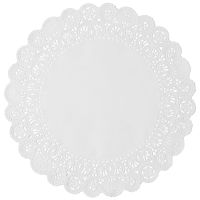 Lapaco Normandy Lace White 10 Doilies Paper Pack 500