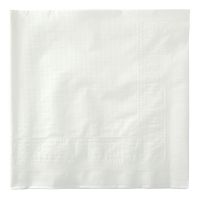 Hoffmaster 454 3 Ply Tablecovers 54 x 54 White Pack 50 / cs