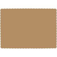 Lapaco Beige Placemat Scalloped 9-1/2x14-1/2 Pack 1000