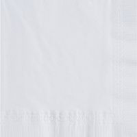 1/4 Fold 2-Ply Beverage Napkins 9.75''x9.75'', Pack, White (200 Per Pack, 5 Packs)