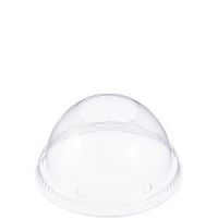 Dome Lid With Hole Clear 1.5''