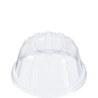 High Dome No Hole Specialty Lid 20 oz Clear