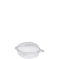 SANDWICH Hinged Container Clear 5 1/4'' x 5 3/8'' x 2 5/8''