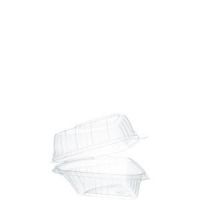 howtime Pie Wedge Container Clear 5 5/8'' x 6 1/8'' x 3''