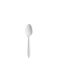 Teaspoon Medium Weight White 5 7/8''