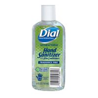 Dial Antibacterial Hand Sanitizer 4 oz Fragrance-free Pack 24 / cs