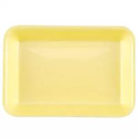 Dyne-a-pak Yellow Foam Tray 8.25x5.75x.75 Pack 500