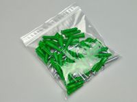 Elkay Poly Bag 3X3 2 Mil Reclosable Ziplock Clear Pack 1M