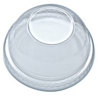 DLKC16/24 Kal-Clear/Nexclear Dome 1'' Hole Drink Cup Lid, Clear, 100/Pack
