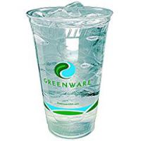 GC24 24 oz. Cold Drink Cup Stock Print, Clear, 25/Pack