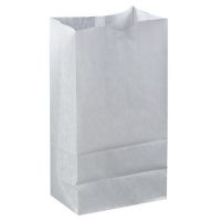 Inno-Pak 8# Plain White Wet Wax Bakery Bag 6-1/8x4x12-3/4 Pack 1000