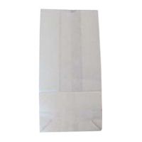 Inno-Pak 4# Plain White Wet Wax Bakery Bag 5x3-1/3x9-15/16 Pack 1000