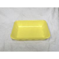 #4D Foam Food Tray 9.25''x7.25''x1.25'', Yellow, 125/Pack
