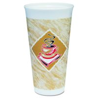 Cafe G Foam Cup 20 oz White With Cafe G design