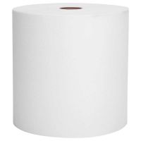 Essential High Capacity 1-Ply Hardwound Paper Towel Roll 8''x950', White (6 Rolls)