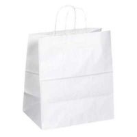 Tulsack (CUBWK) 8x4.75x10.25 Shopping Bag White 60# Pack 250