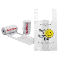 Hilex Poly Happy Face Large T-Sack 11x6.5x22 Pack 4/400