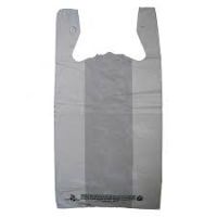 High Density T-Sak Plastic Bag 11.5''x6.5''x22'' 12.5mic, White (1000 Per Case)