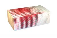 SQP 9x 5x 3 Take out Carton Tuck Top Red Plaid Dinner Pack 250