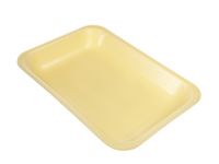 Cascades Plastics Yellow Foam Tray 9-3/16x7-3/8x7/8 Pack 500