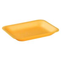 Cascades Plastics Yellow Foam Tray 9x7x7/8 Pack 400