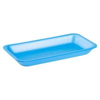 Cascades Plastics Blue Foam Tray 10-7/8x5-3/4x1-3/16 Pack 400