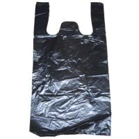 Barnes Paper 10x5x19 Black T-Shirt Bag Pack 1000