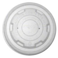 PrimeWare Hot / Cold Food Container Lid 8oz CPLA Pack 1000