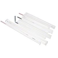 Wincup Paper Wrapped Giant Straw 7.75" White With Red Stripe Pack 24/300
