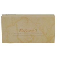 Platinum II 2-Ply Premium Facial Tissue 8.5''x7.7'', Flat Box, White (300 Per Box, 10 Boxes)