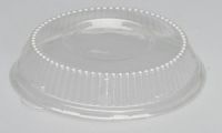 APET Plastic Dome Bowl Lid, Clear, 50/Pack