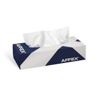 2-Ply Facial Tissue 7.7''x8'', Flat Box, White (100 Per Box, 30 Boxes)