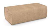 Multifold 1-Ply Paper Towel 9''x9.45'', Pack, Natural (250 Per Pack, 16 Packs)