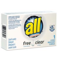 All HE Liquid Laundry Detergent Free & Clear Coin Vending Boxes Pack 100 / cs
