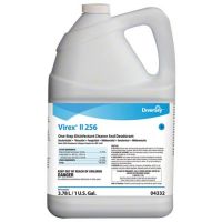 Virex II 256 One Step Disinfectant Cleaner / Deodorant 1 Gallon Pack 4 / cs