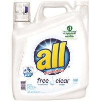 ALL Liquid Stain Lift Detergent Free & Clear Pack 2 / 162 oz