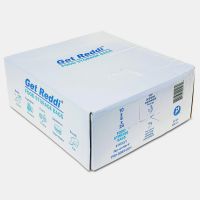 22 Quart Low Density Poly Food Bag 10''x8''x24'' 1.2mil, Clear (500 Per Case)