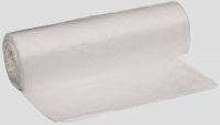 10 Gal. High Density Perforated Can Liner 24''x24'' 6mic, Clear (50 Per Roll, 20 Rolls)