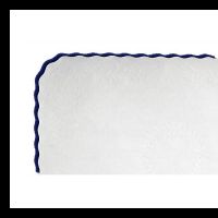 Lapaco White Bond Embossed Tray Cover Scalloped 12-3/4x16-5/8 Seville Pack 1000